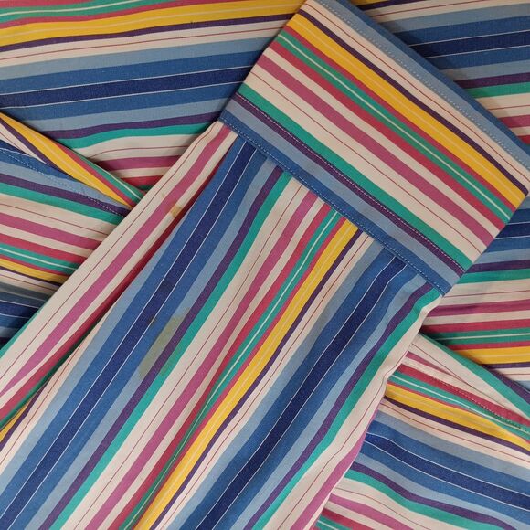 Polo Ralph Lauren Curham Shirt Mens L Multicolor Striped Classic Fit Button Up - Picture 14 of 16